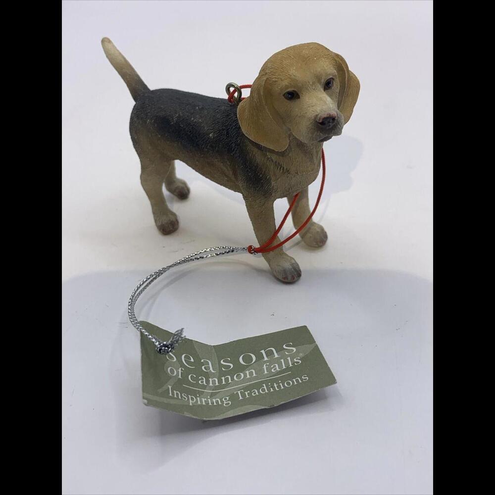Hallmark 2005 Seasons of Cannon Falls Beagle Dog  Ornament W/ Tag Like New​